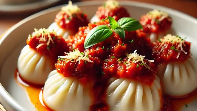 Resep Viral: Dimsum Saus Bolognese